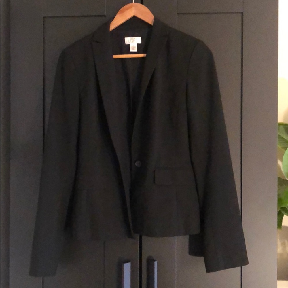 Ann Taylor LOFT lightweight blazer jacket size 4